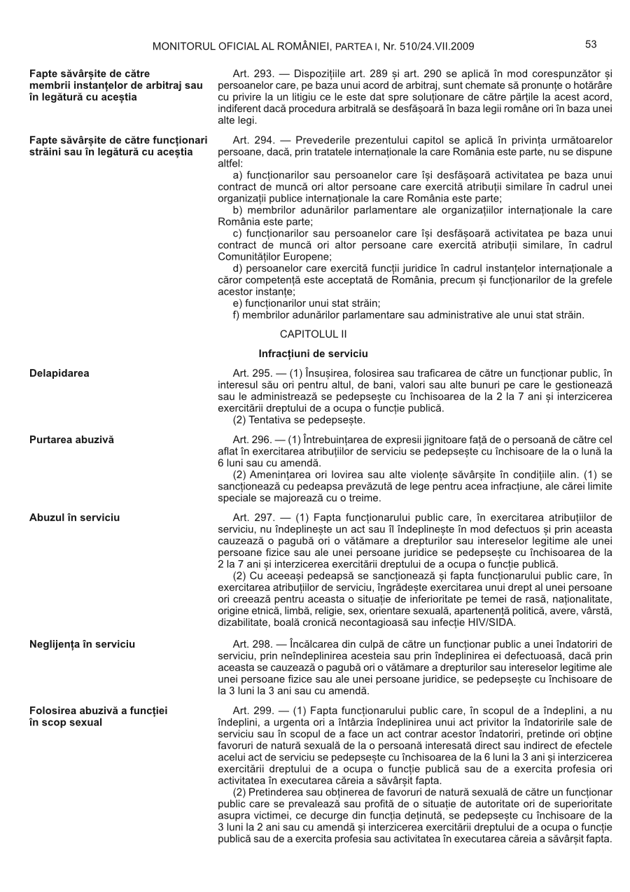 Pagina 53 din Monitorul Oficial nr. 510/2009