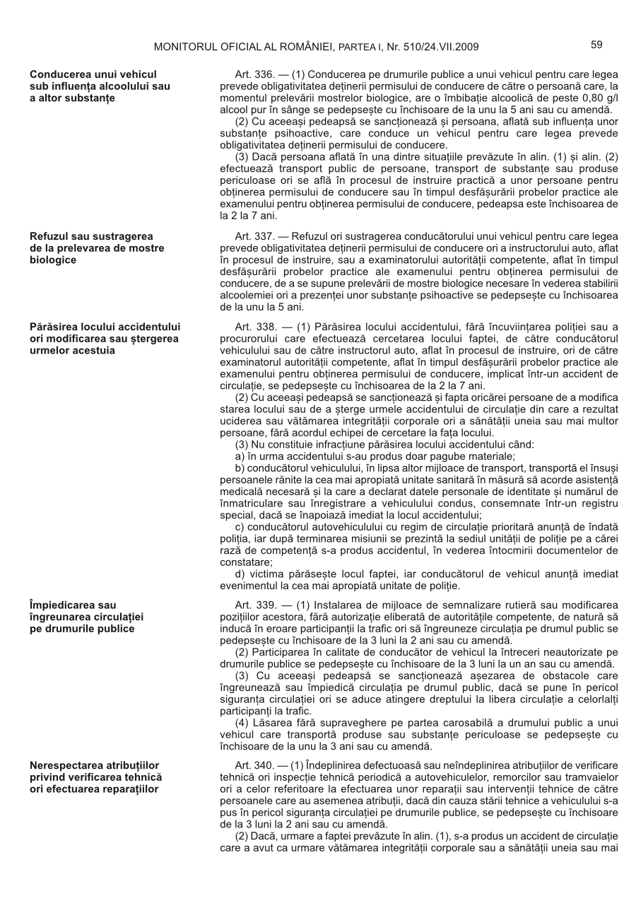 Pagina 59 din Monitorul Oficial nr. 510/2009