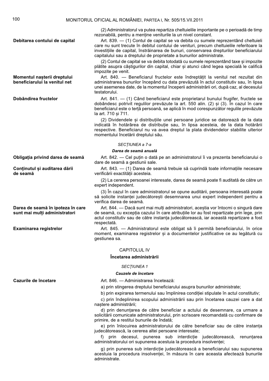 Pagina 100 din Monitorul Oficial nr. 505/2011