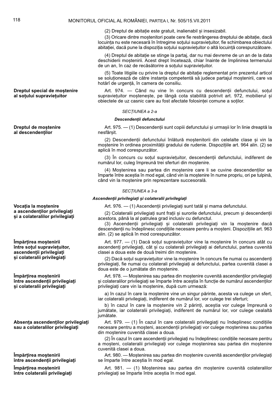 Pagina 118 din Monitorul Oficial nr. 505/2011