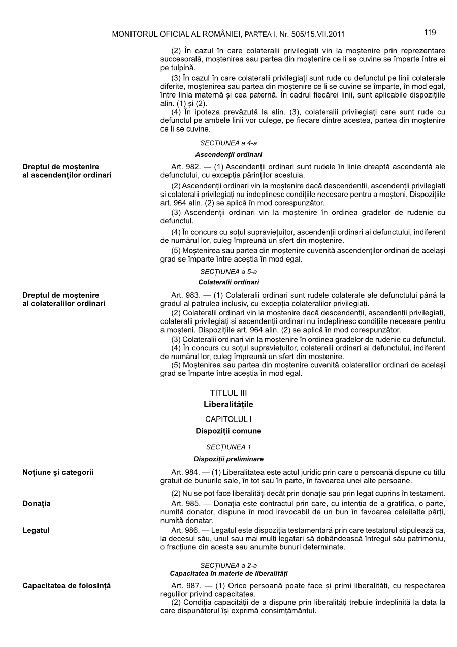 Pagina 119 din Monitorul Oficial nr. 505/2011