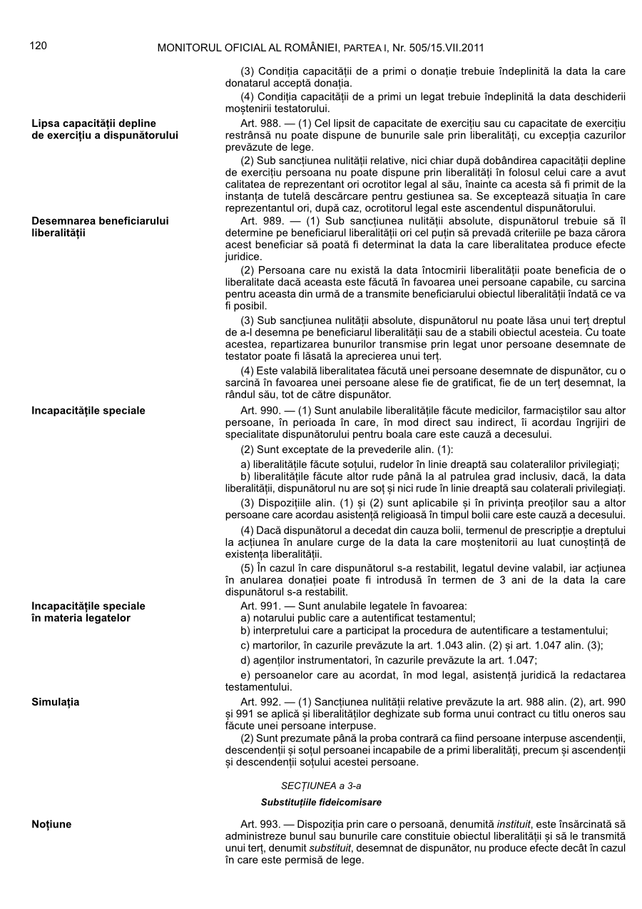 Pagina 120 din Monitorul Oficial nr. 505/2011