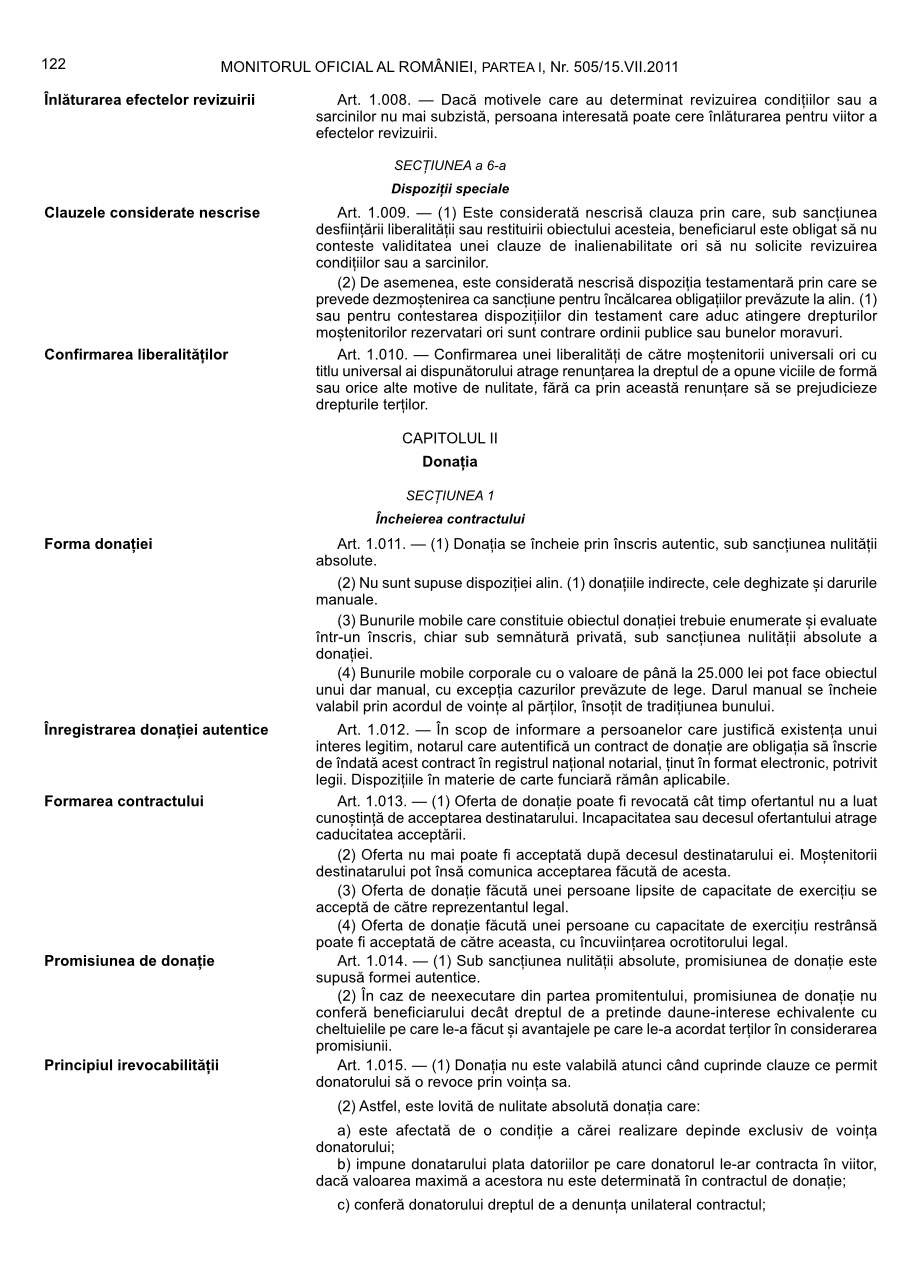 Pagina 122 din Monitorul Oficial nr. 505/2011