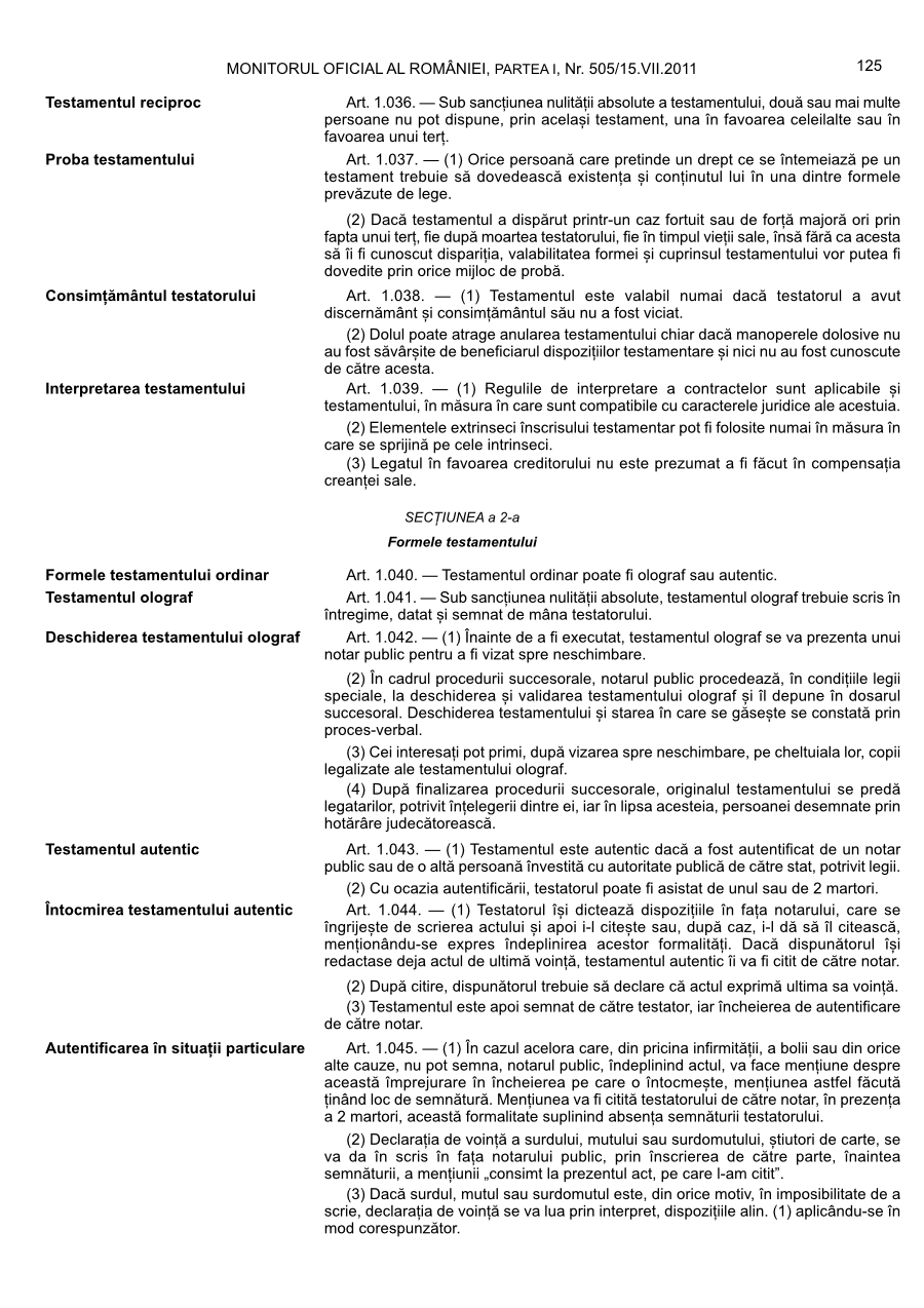 Pagina 125 din Monitorul Oficial nr. 505/2011