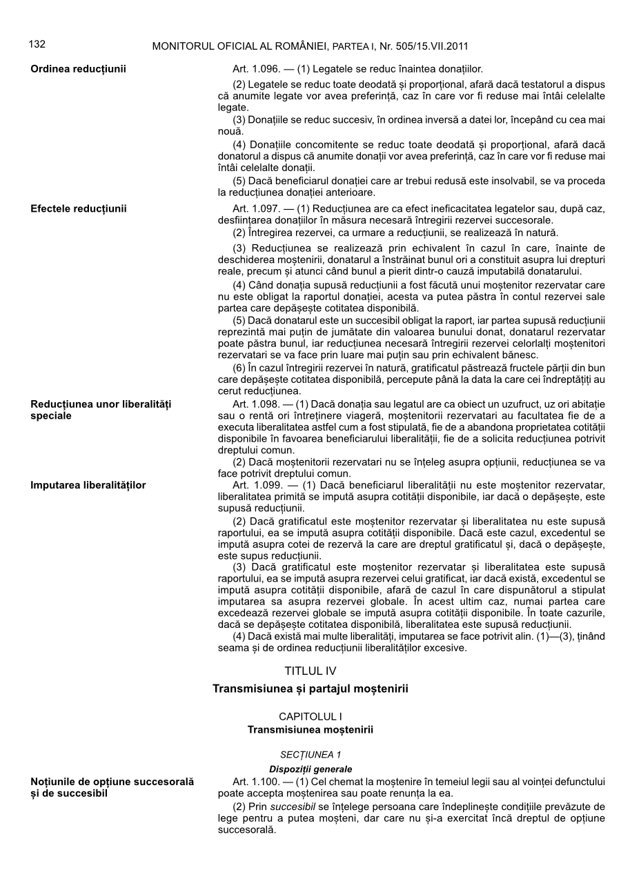 Pagina 132 din Monitorul Oficial nr. 505/2011