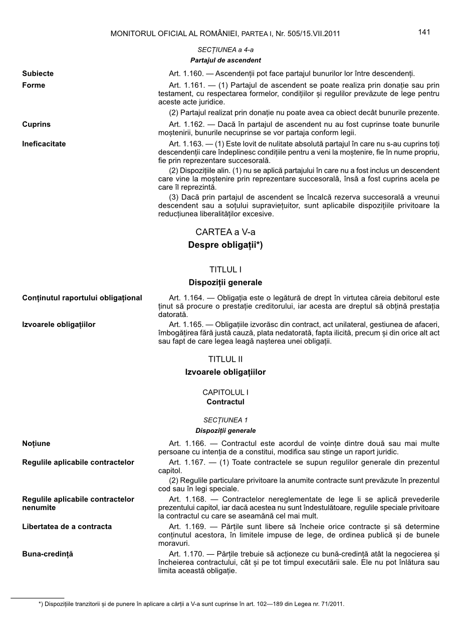 Pagina 141 din Monitorul Oficial nr. 505/2011