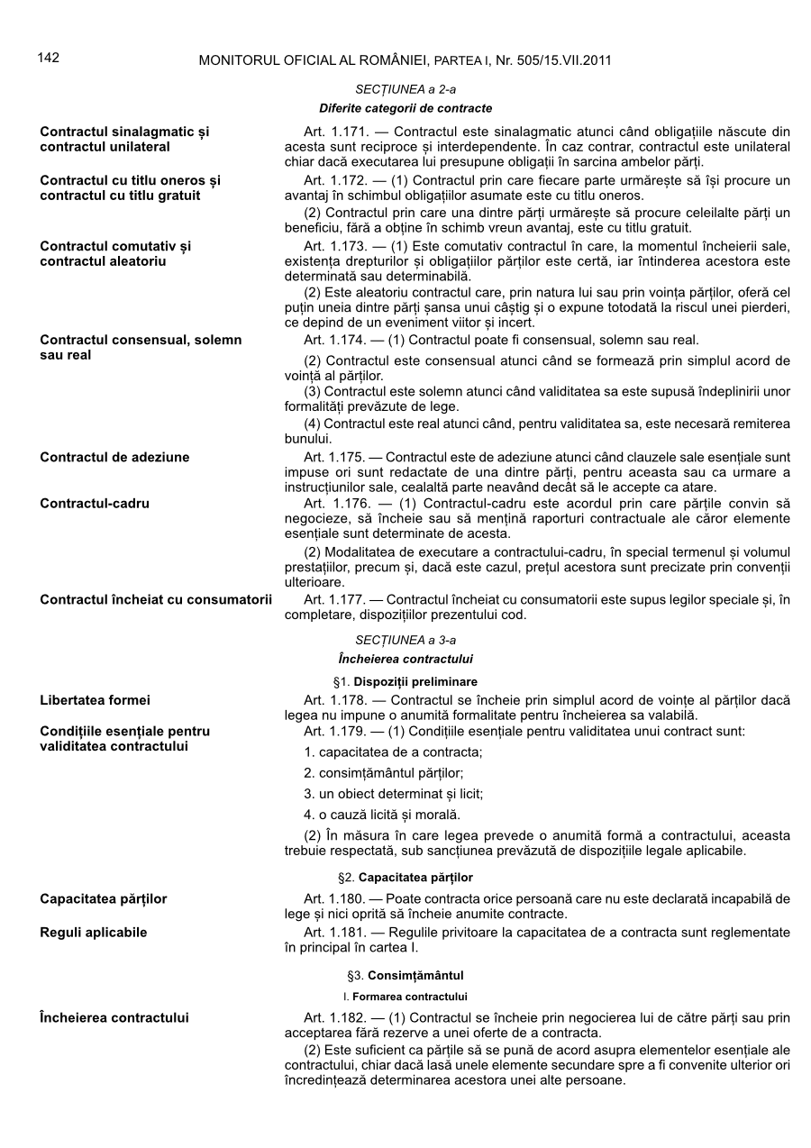 Pagina 142 din Monitorul Oficial nr. 505/2011