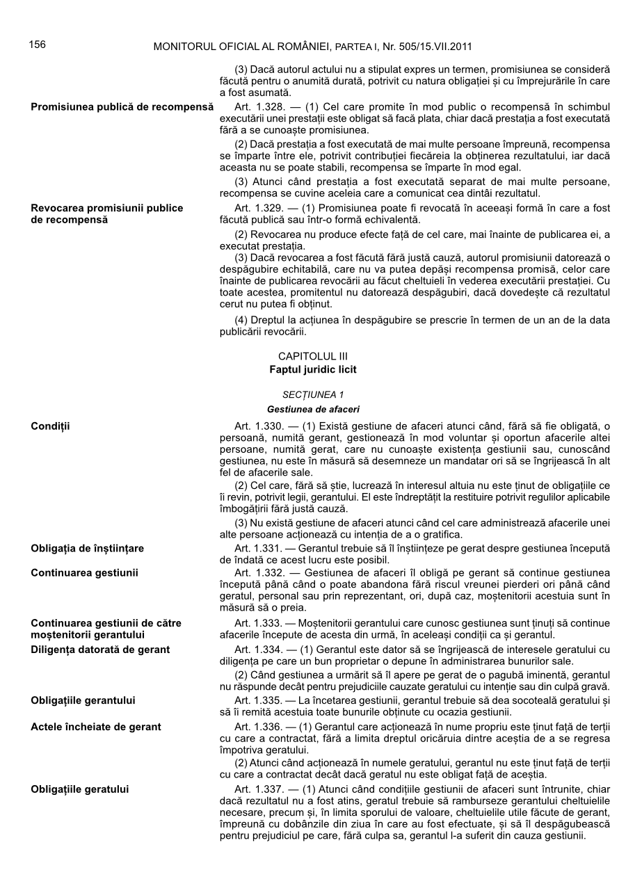 Pagina 156 din Monitorul Oficial nr. 505/2011
