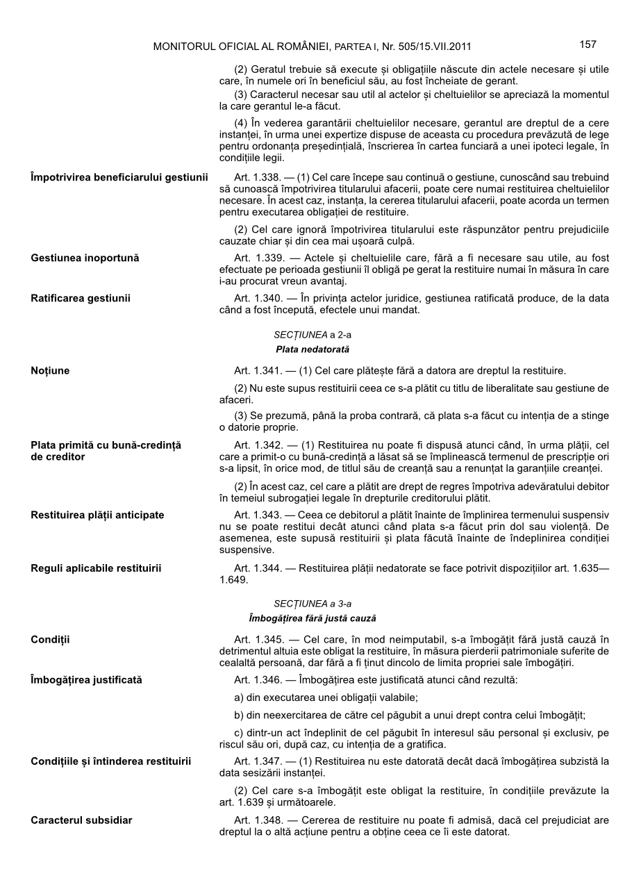 Pagina 157 din Monitorul Oficial nr. 505/2011