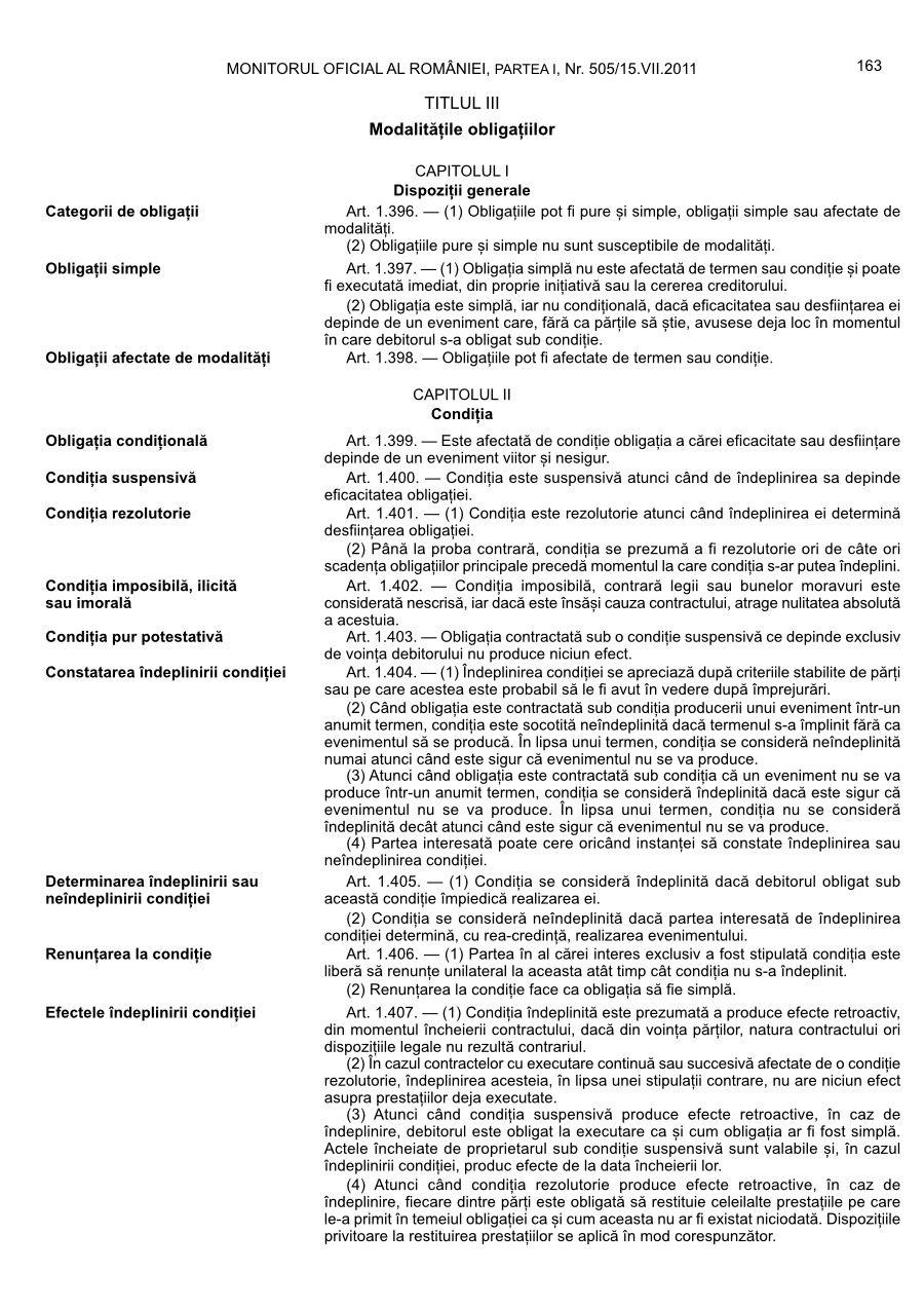 Pagina 163 din Monitorul Oficial nr. 505/2011