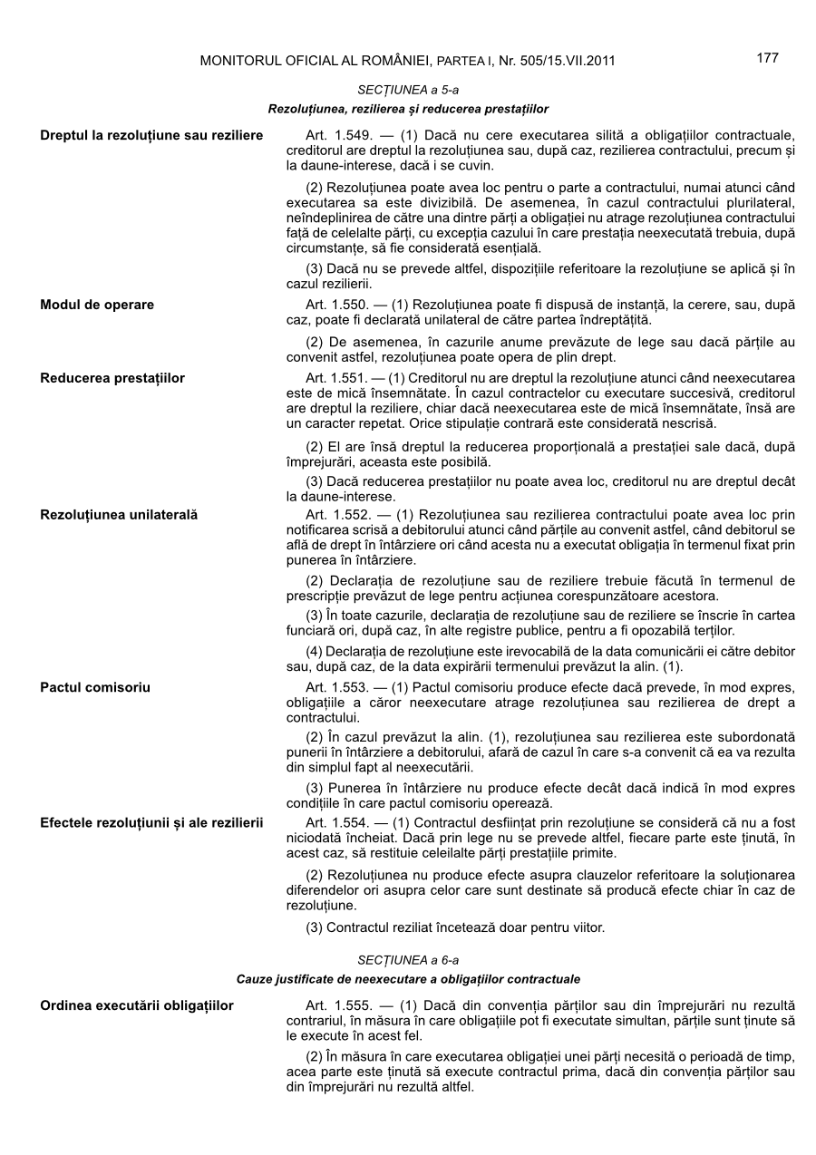 Pagina 177 din Monitorul Oficial nr. 505/2011