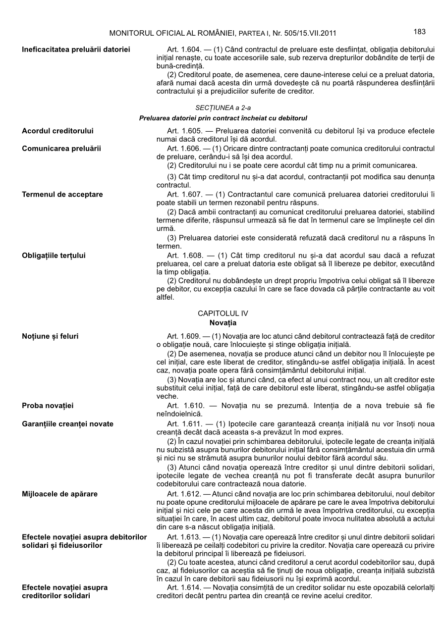 Pagina 183 din Monitorul Oficial nr. 505/2011