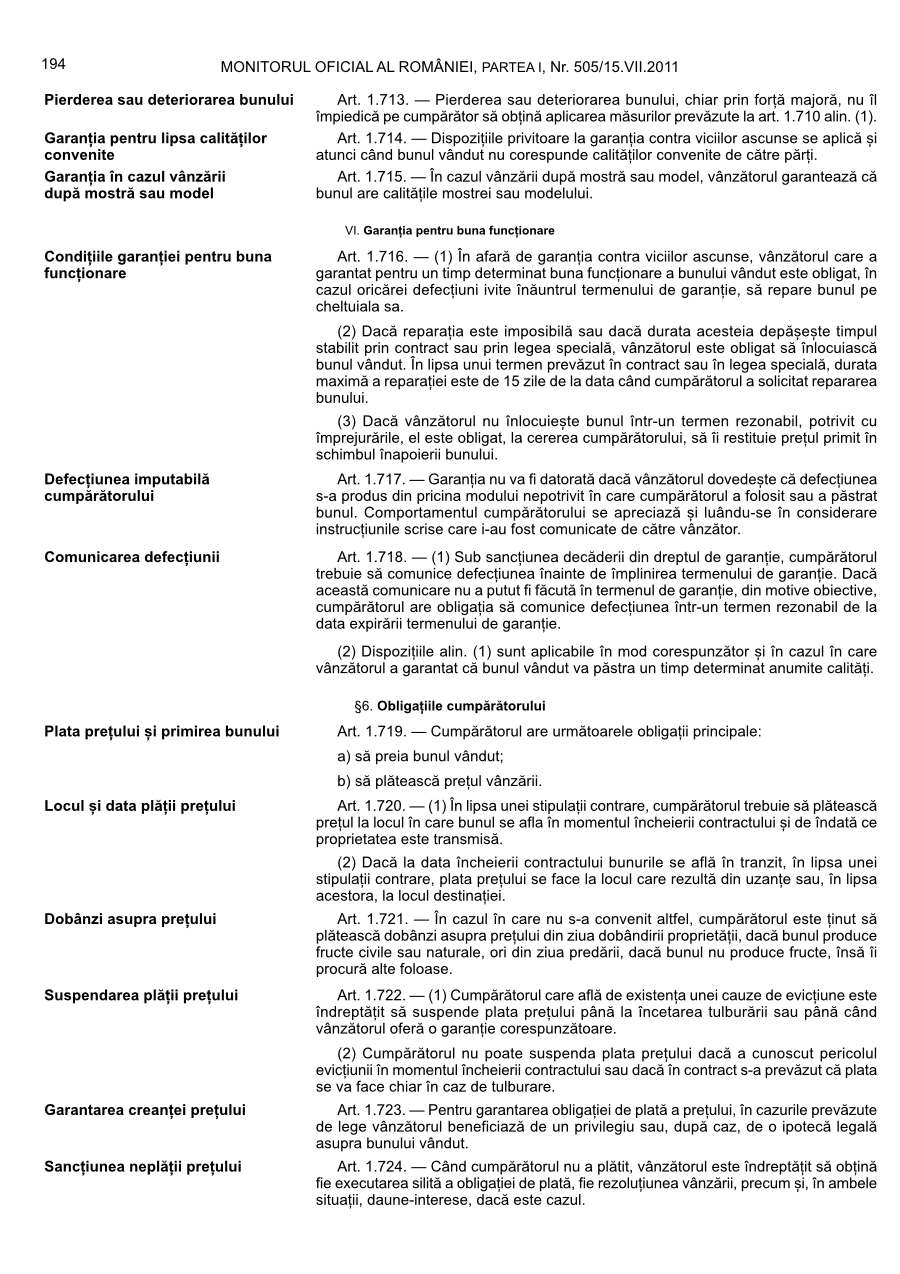 Pagina 194 din Monitorul Oficial nr. 505/2011