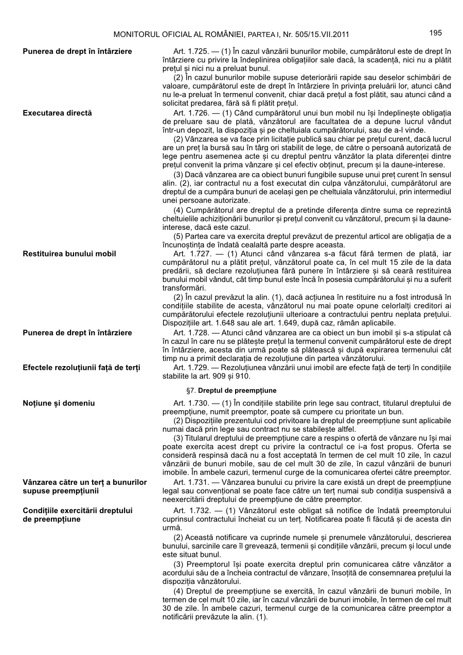 Pagina 195 din Monitorul Oficial nr. 505/2011