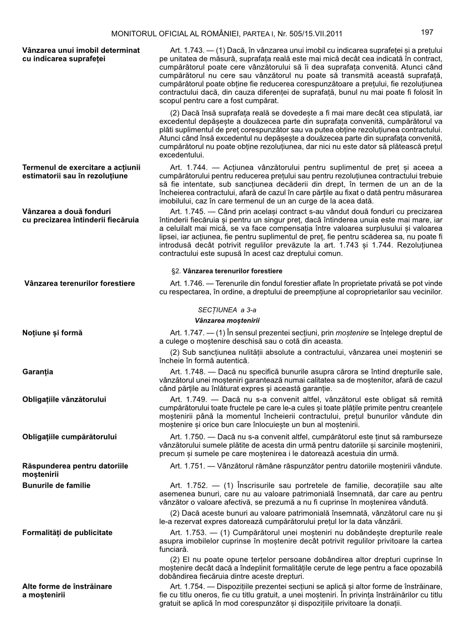Pagina 197 din Monitorul Oficial nr. 505/2011