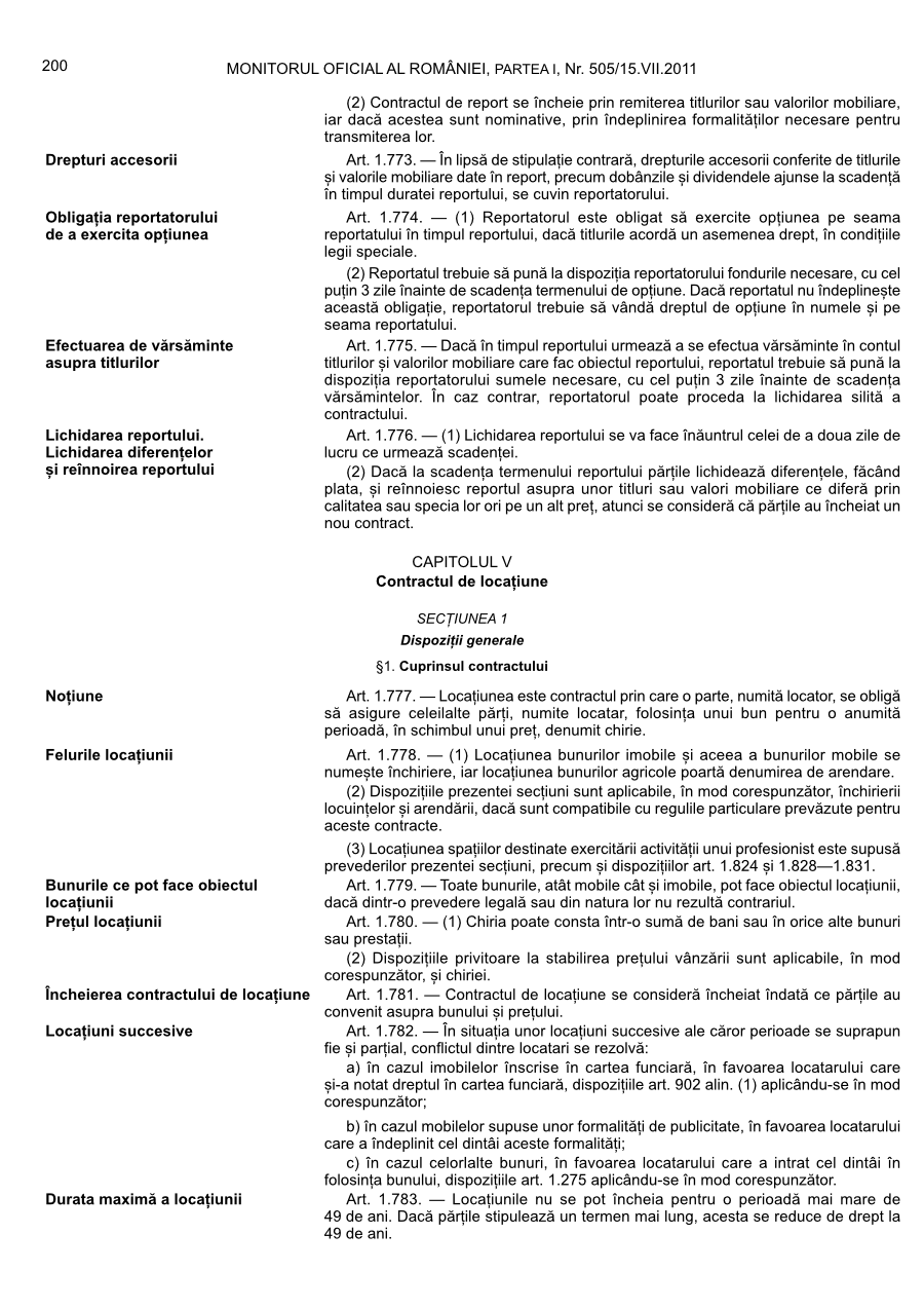 Pagina 200 din Monitorul Oficial nr. 505/2011