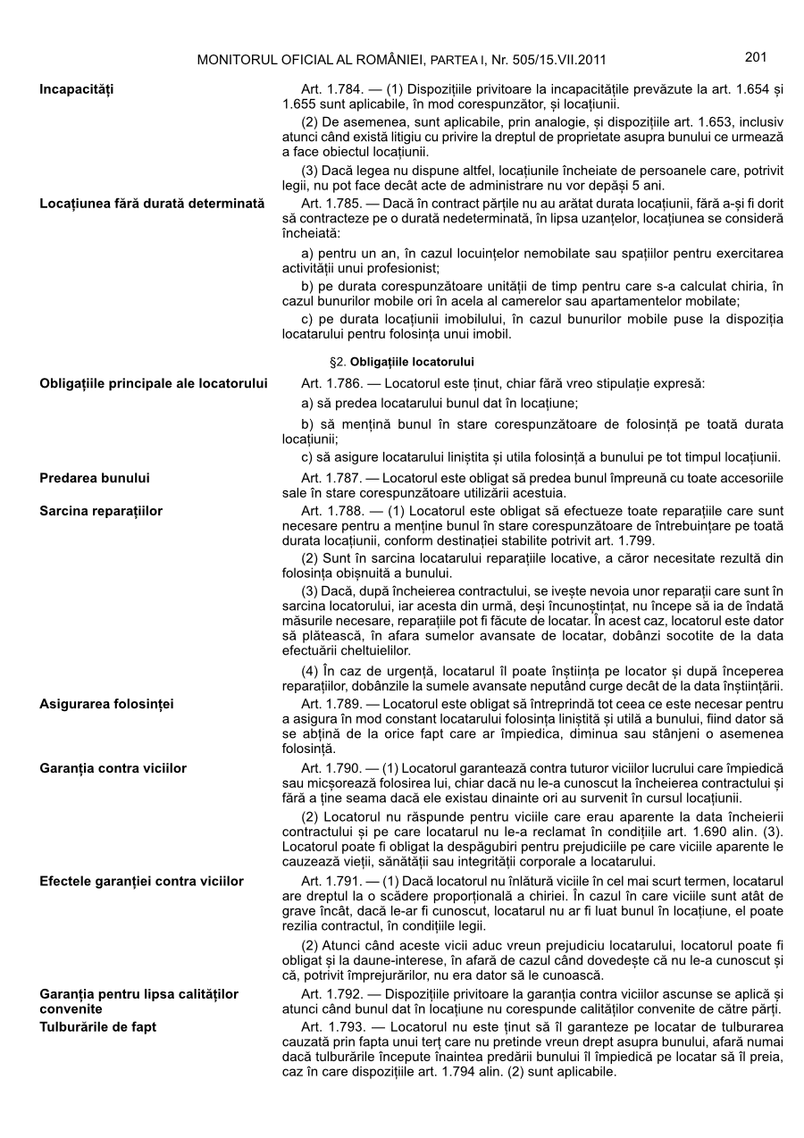 Pagina 201 din Monitorul Oficial nr. 505/2011