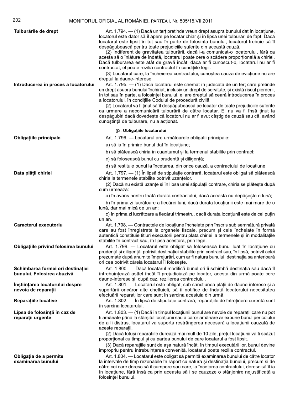 Pagina 202 din Monitorul Oficial nr. 505/2011