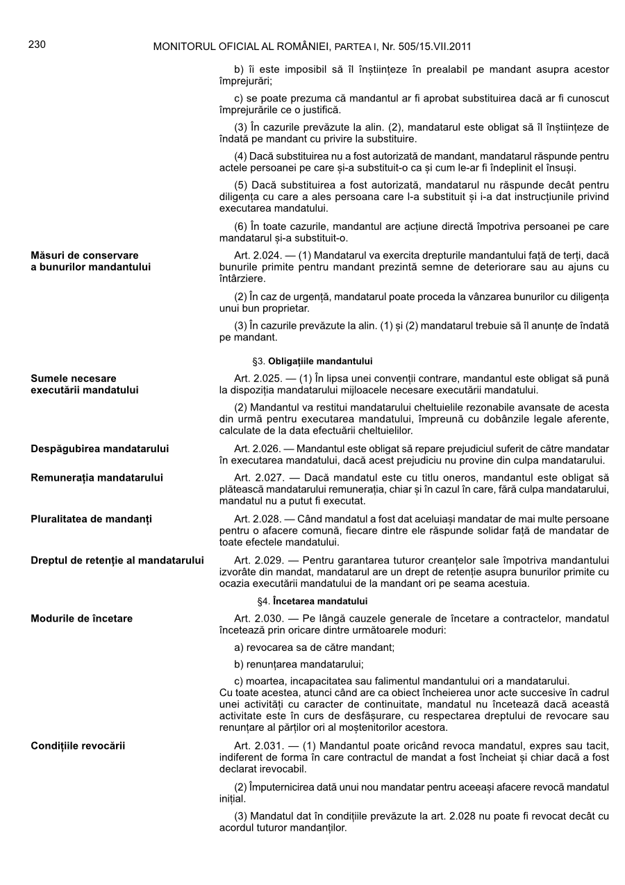 Pagina 230 din Monitorul Oficial nr. 505/2011