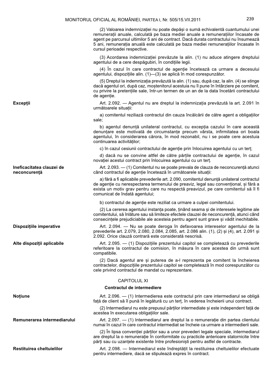 Pagina 239 din Monitorul Oficial nr. 505/2011
