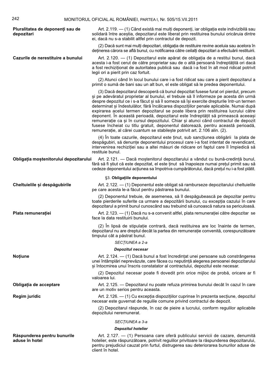 Pagina 242 din Monitorul Oficial nr. 505/2011