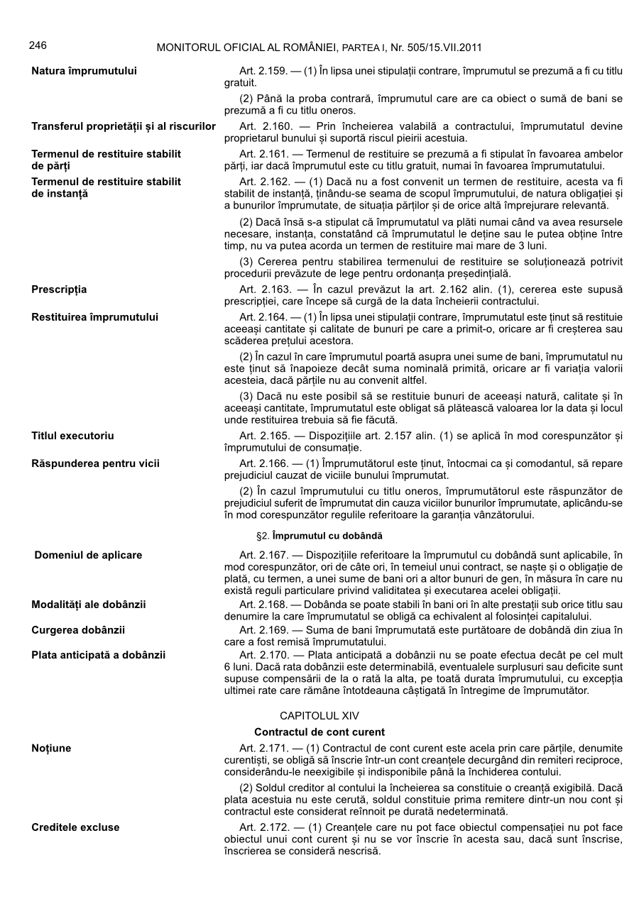 Pagina 246 din Monitorul Oficial nr. 505/2011