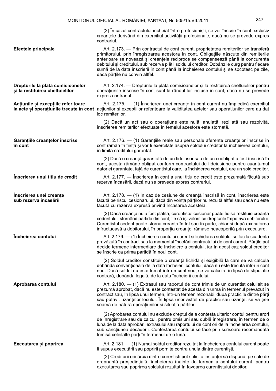 Pagina 247 din Monitorul Oficial nr. 505/2011