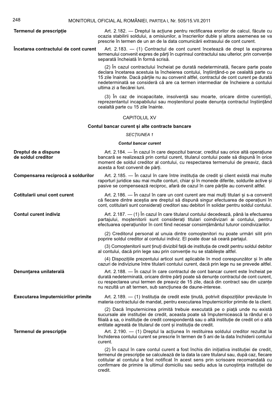 Pagina 248 din Monitorul Oficial nr. 505/2011