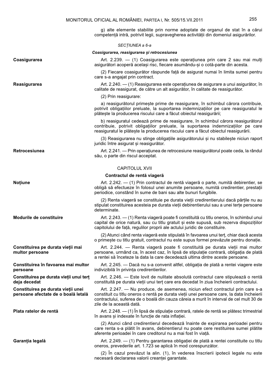 Pagina 255 din Monitorul Oficial nr. 505/2011