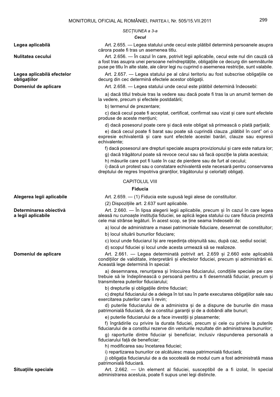 Pagina 299 din Monitorul Oficial nr. 505/2011