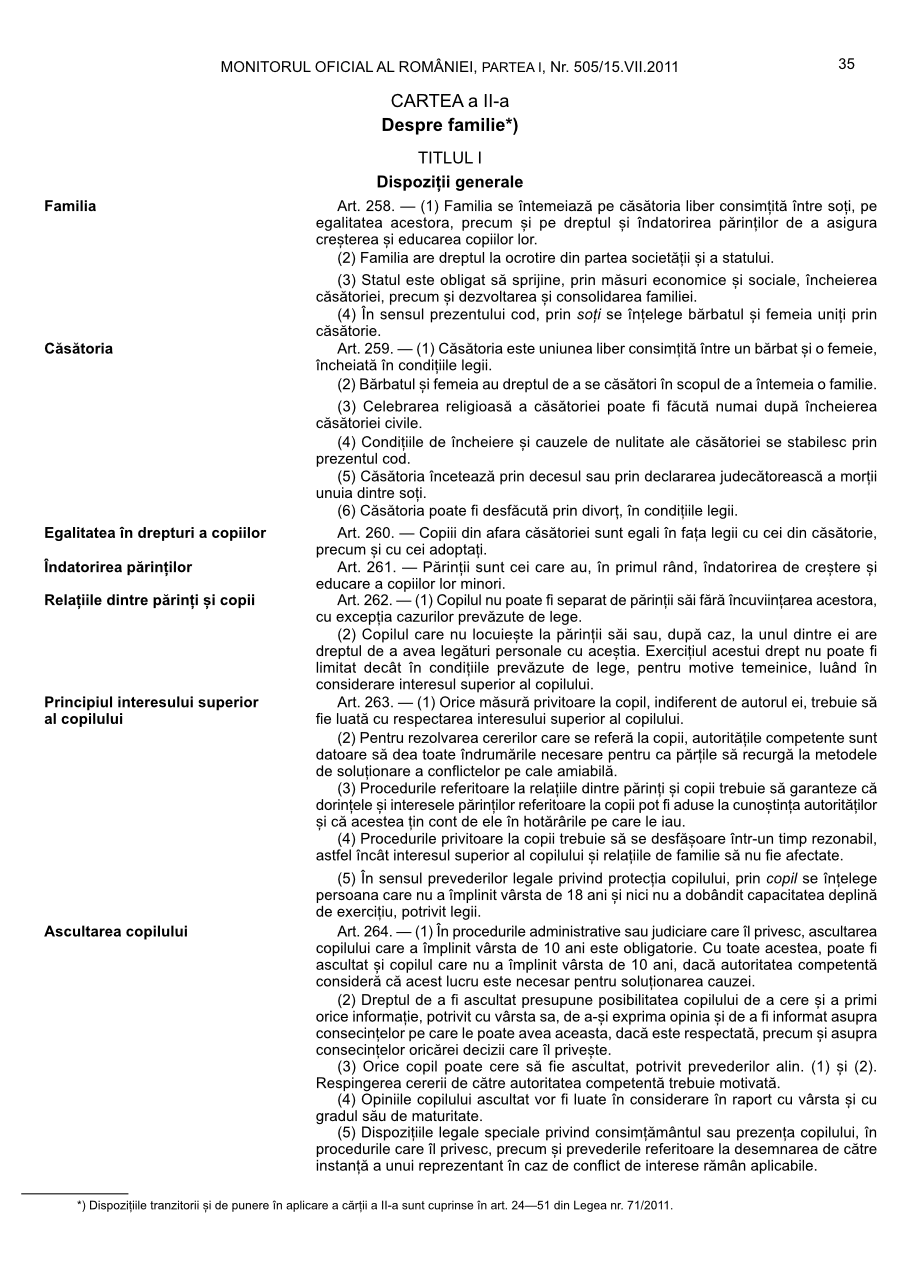 Pagina 35 din Monitorul Oficial nr. 505/2011