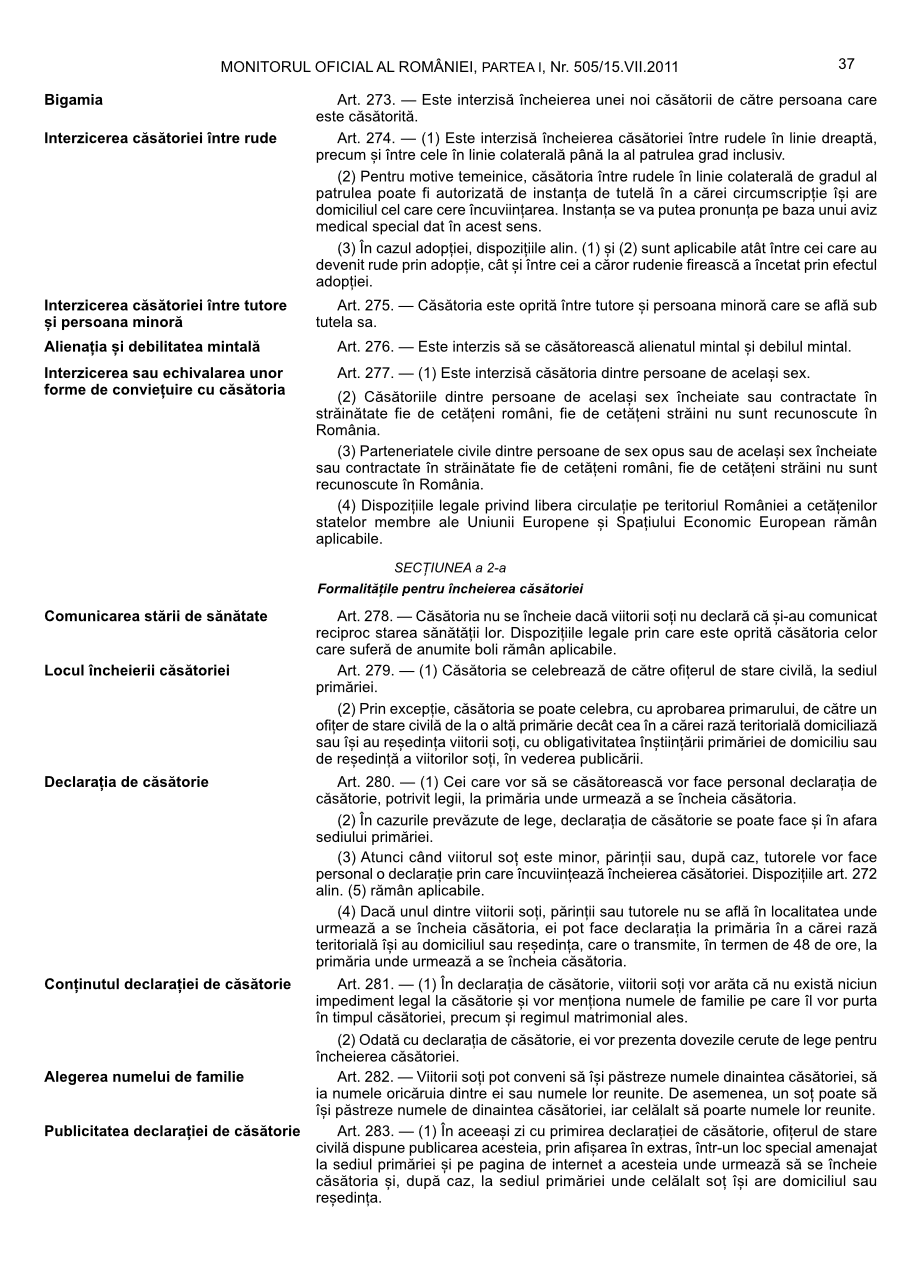 Pagina 37 din Monitorul Oficial nr. 505/2011