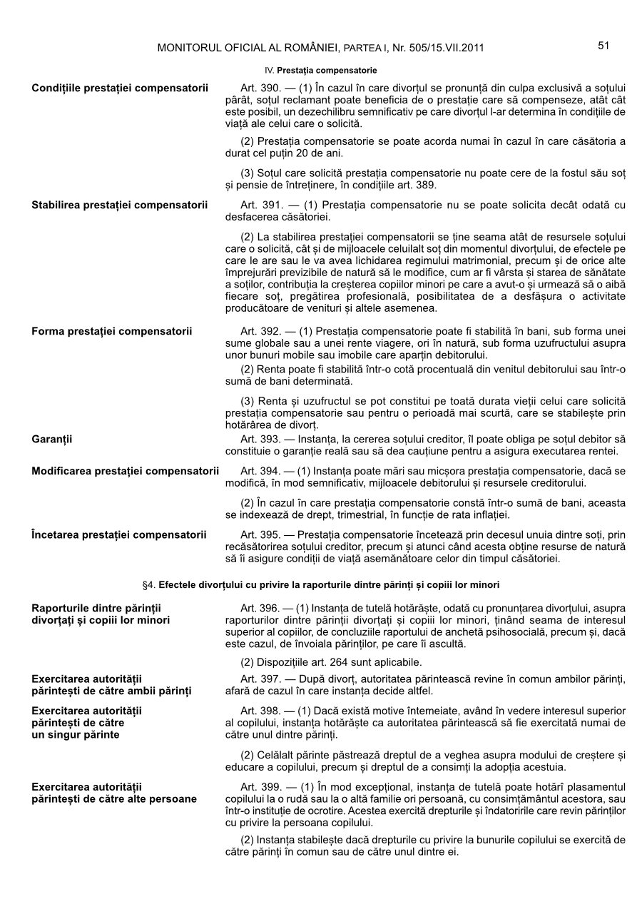 Pagina 51 din Monitorul Oficial nr. 505/2011