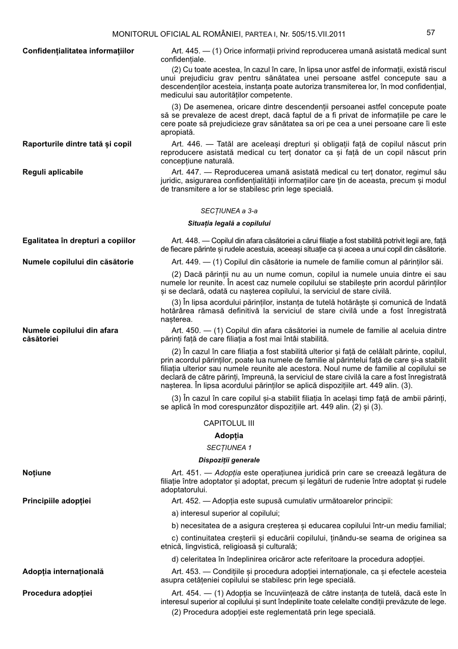 Pagina 57 din Monitorul Oficial nr. 505/2011