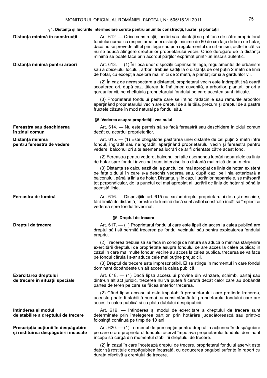 Pagina 75 din Monitorul Oficial nr. 505/2011