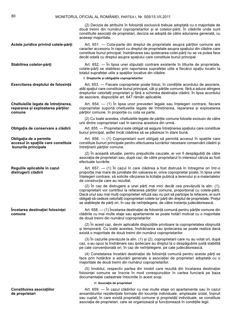Pagina 80 din Monitorul Oficial nr. 505/2011