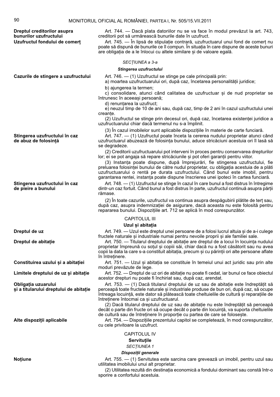 Pagina 90 din Monitorul Oficial nr. 505/2011