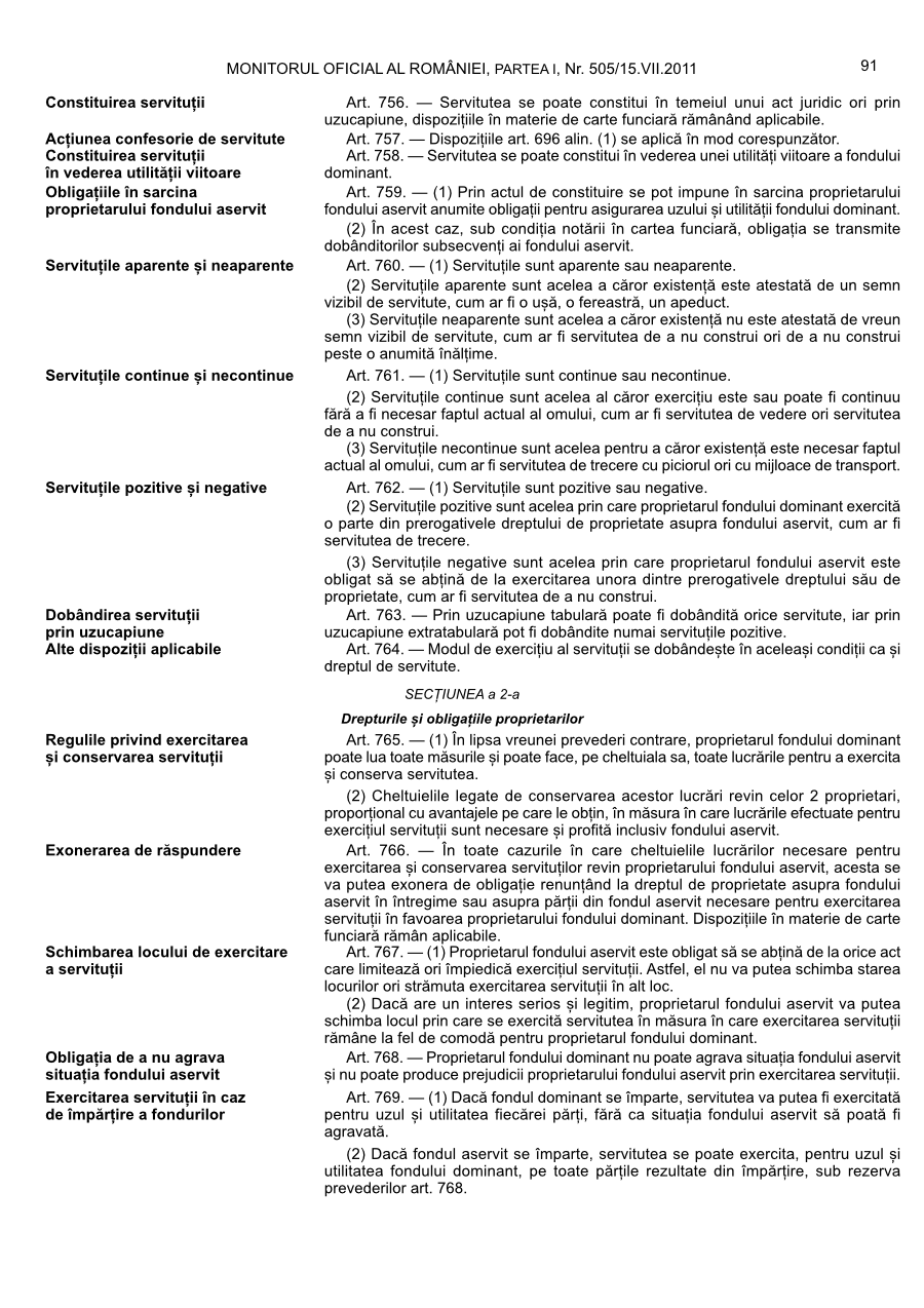 Pagina 91 din Monitorul Oficial nr. 505/2011