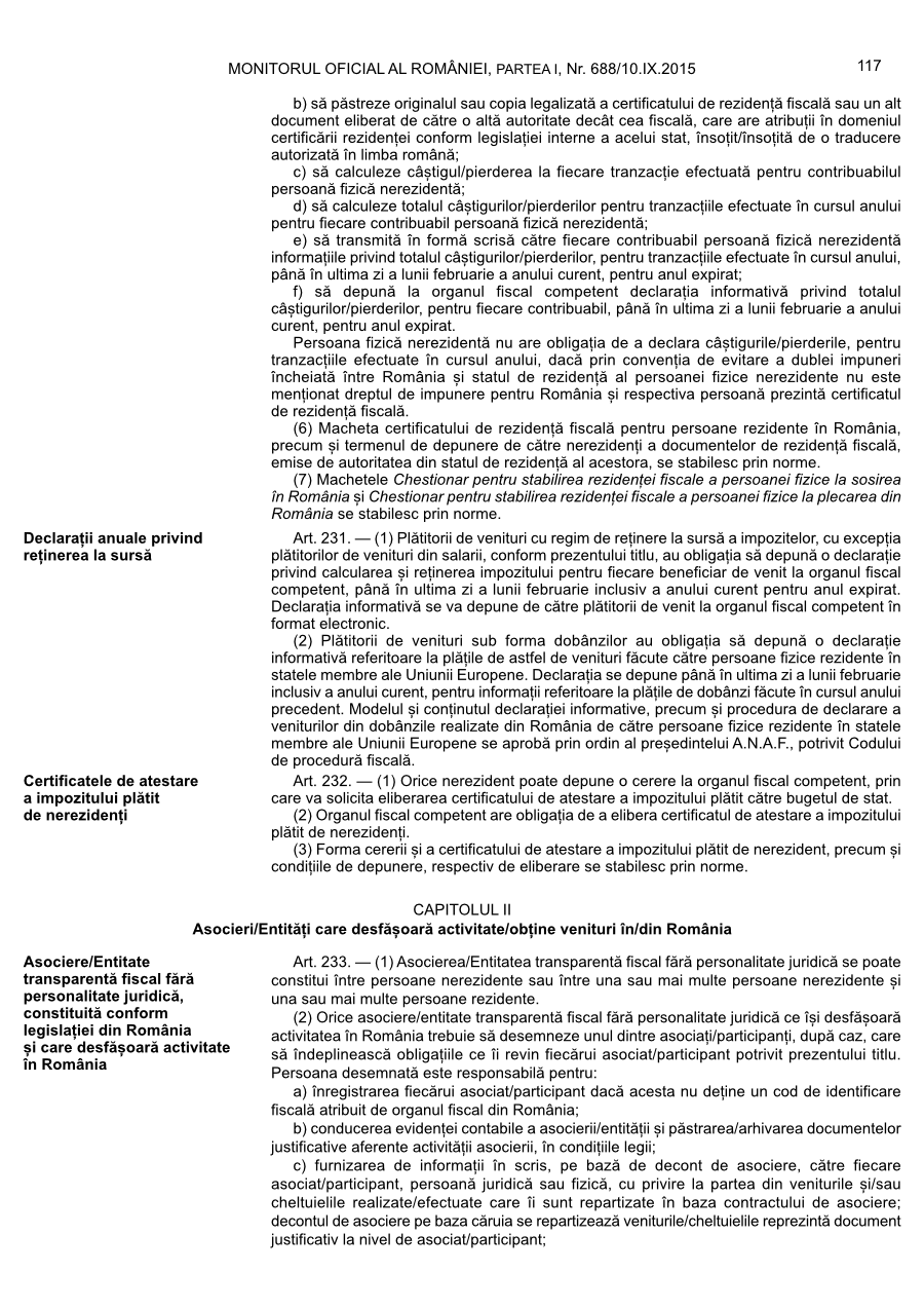 Pagina 117 din Monitorul Oficial nr. 688/2015