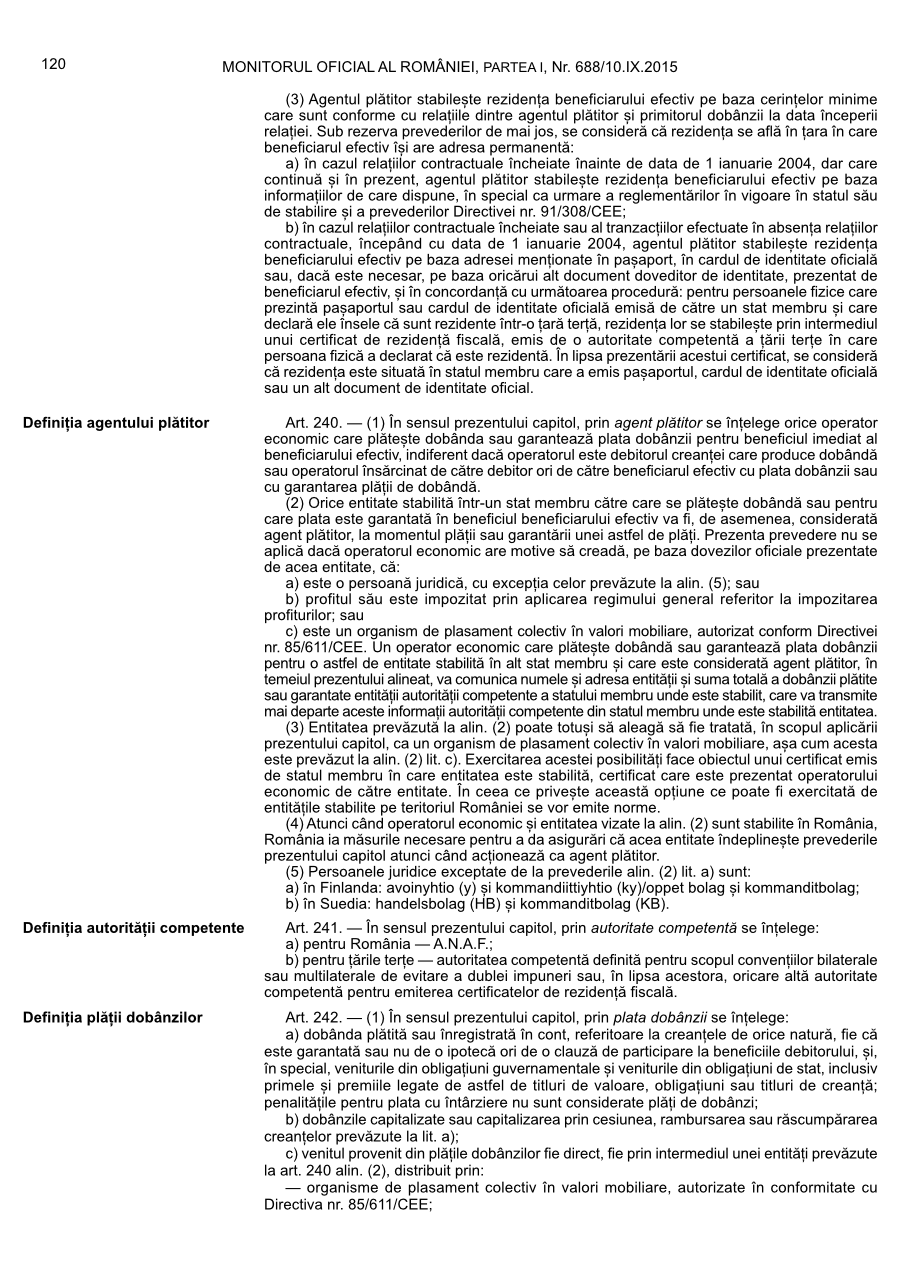Pagina 120 din Monitorul Oficial nr. 688/2015