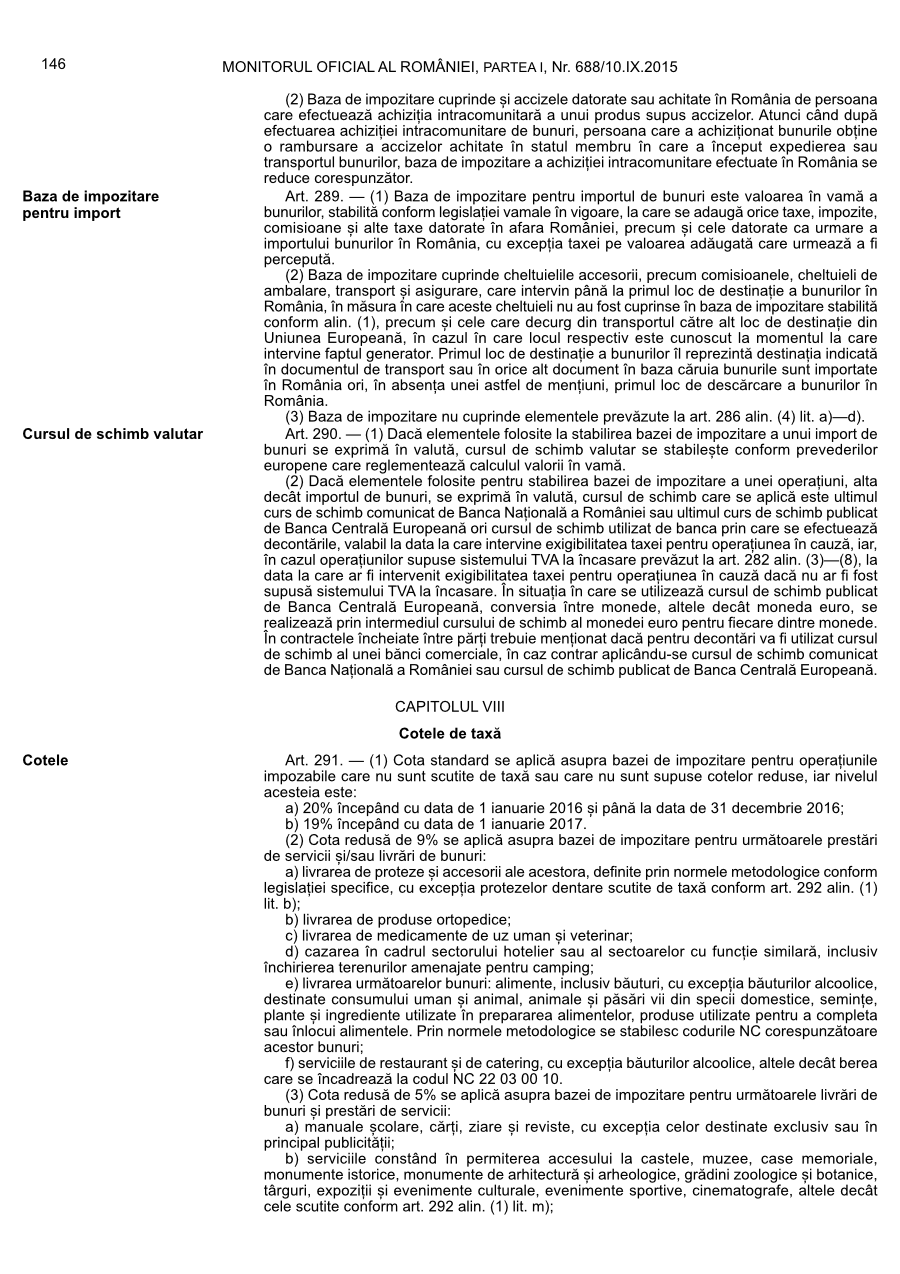 Pagina 146 din Monitorul Oficial nr. 688/2015