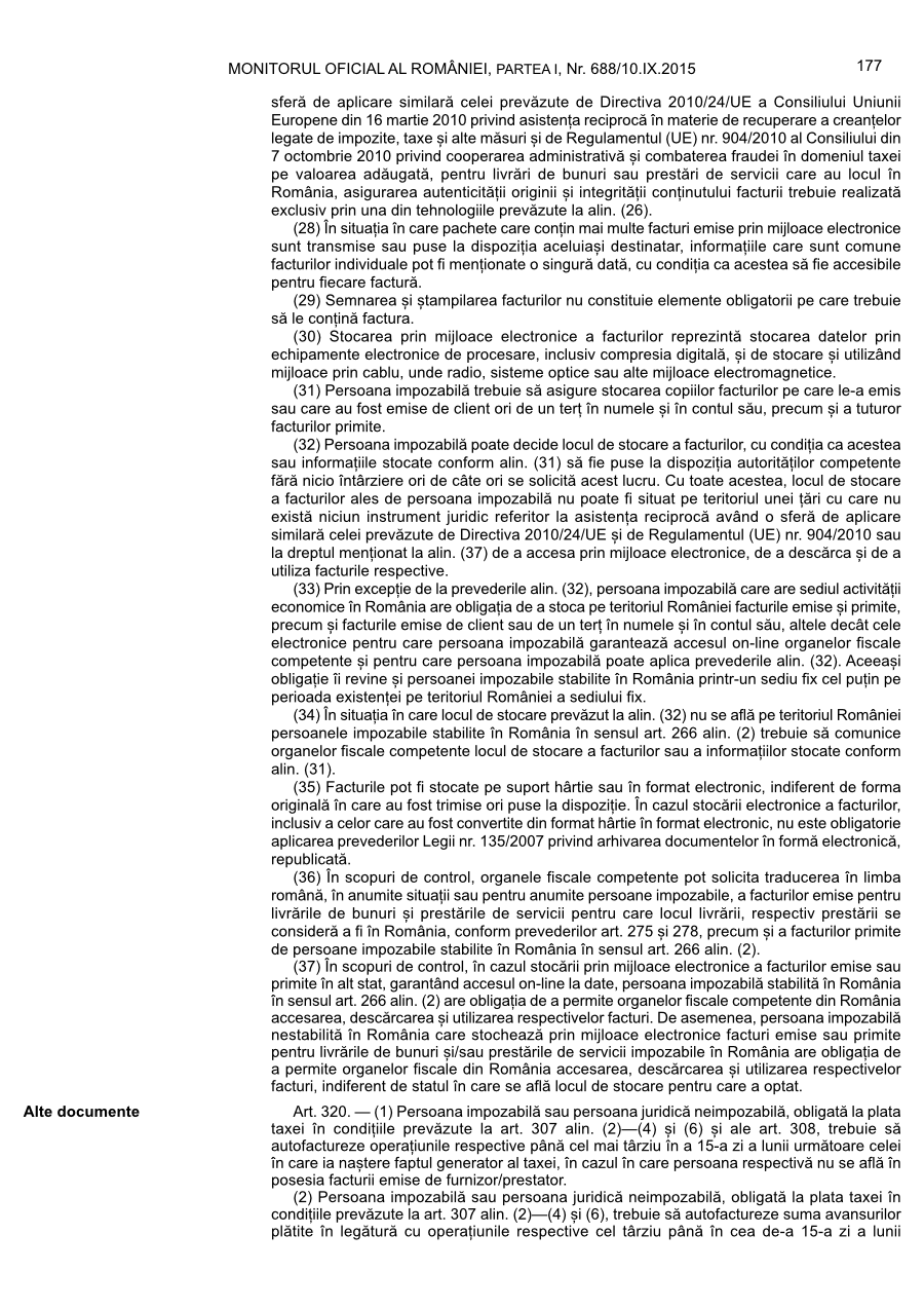 Pagina 177 din Monitorul Oficial nr. 688/2015
