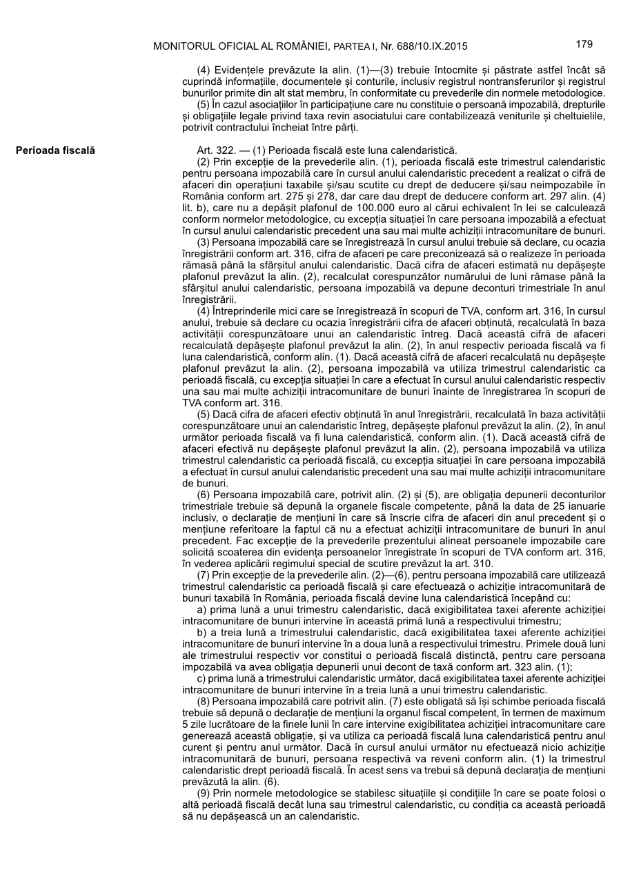 Pagina 179 din Monitorul Oficial nr. 688/2015