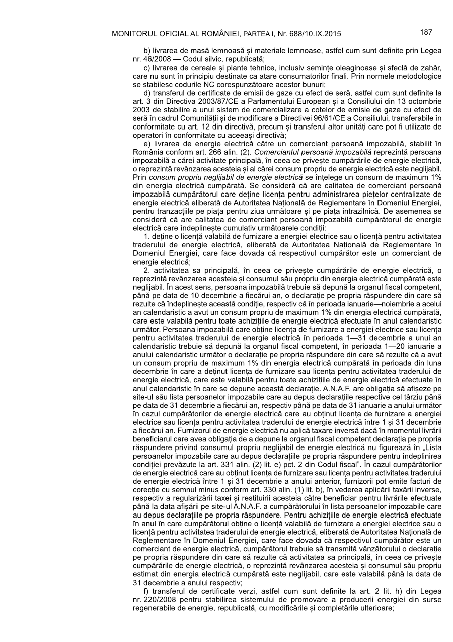 Pagina 187 din Monitorul Oficial nr. 688/2015