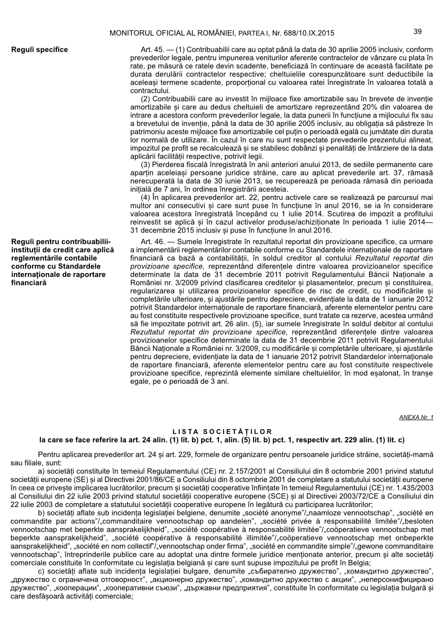 Pagina 39 din Monitorul Oficial nr. 688/2015