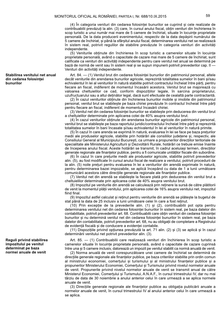 Pagina 59 din Monitorul Oficial nr. 688/2015