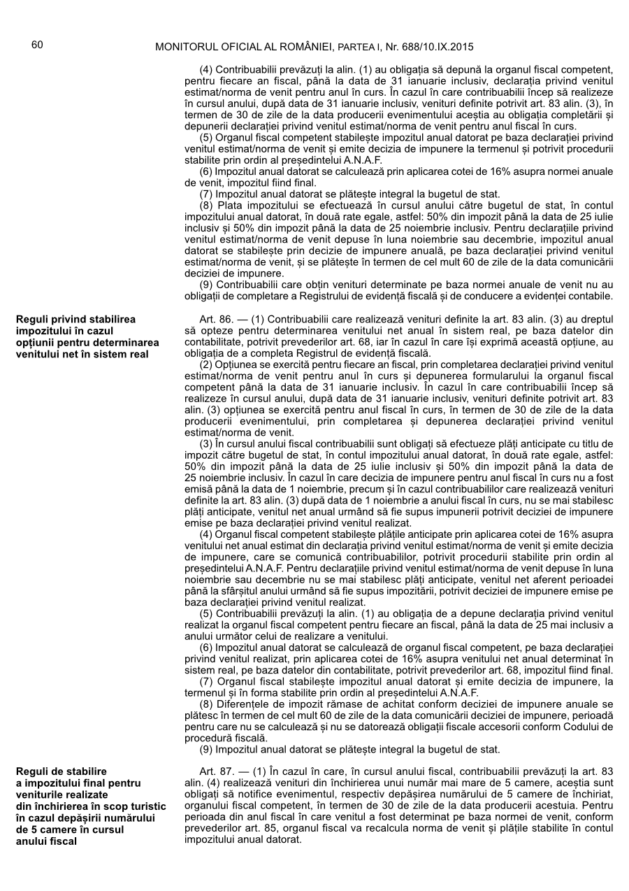 Pagina 60 din Monitorul Oficial nr. 688/2015