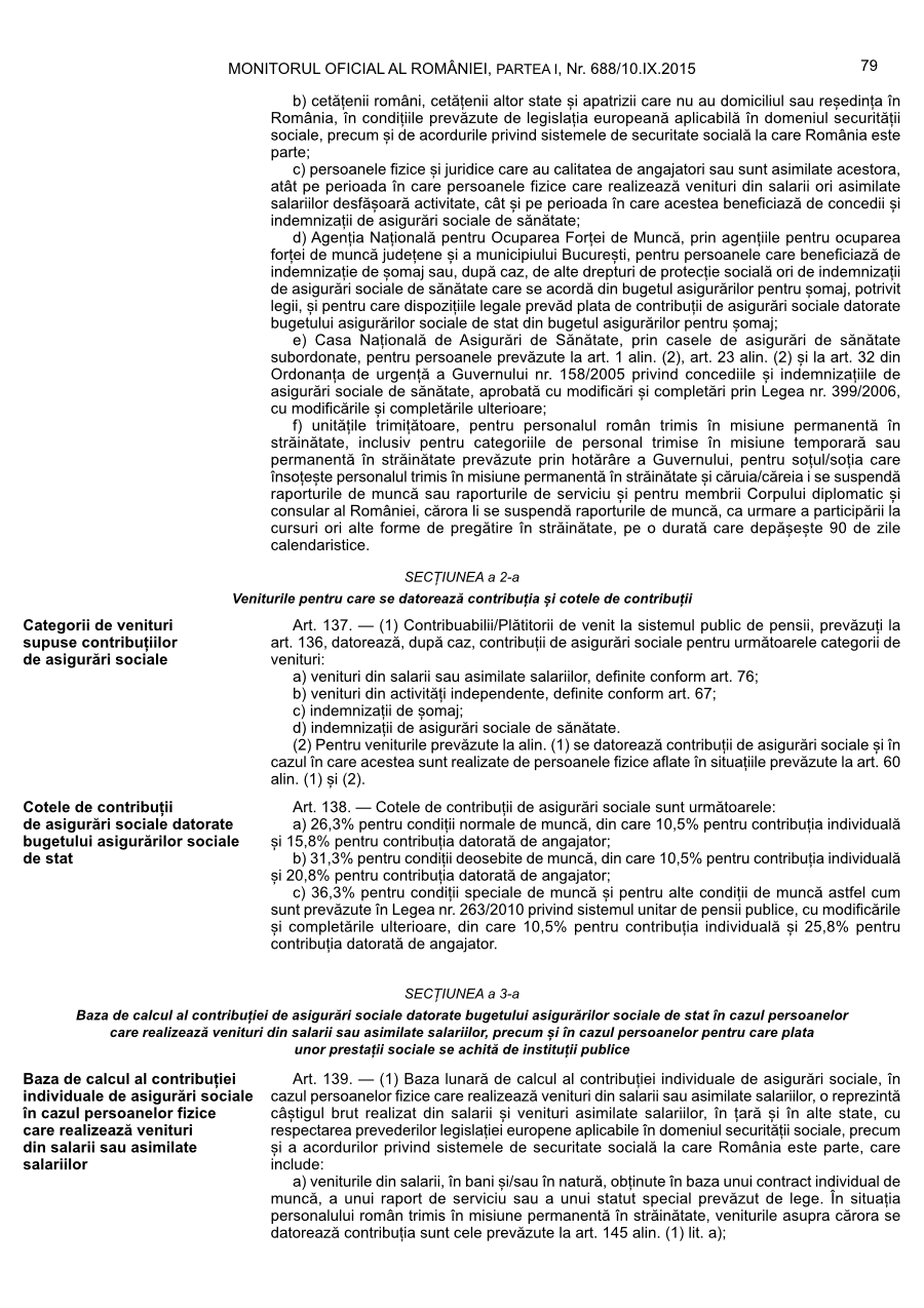 Pagina 79 din Monitorul Oficial nr. 688/2015