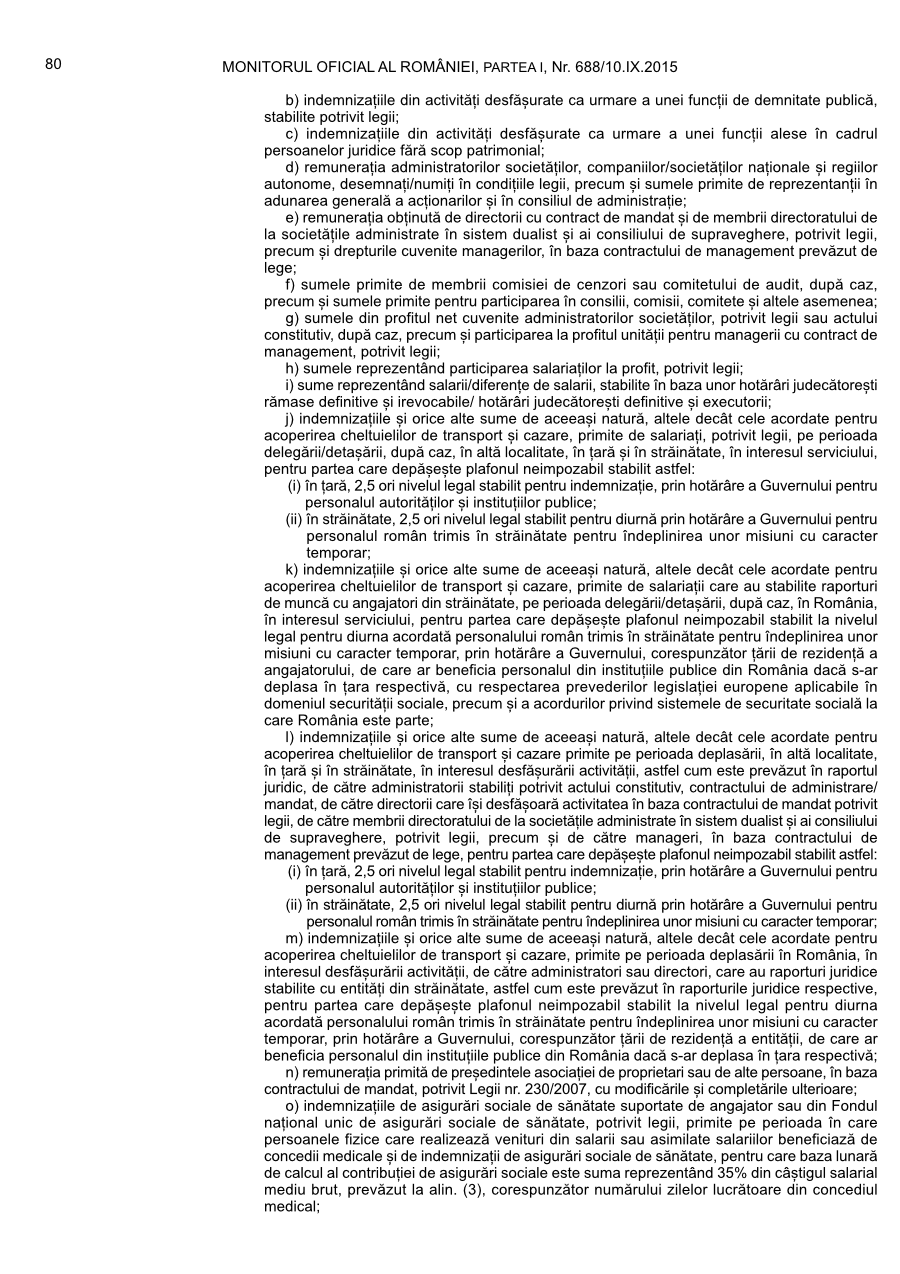 Pagina 80 din Monitorul Oficial nr. 688/2015