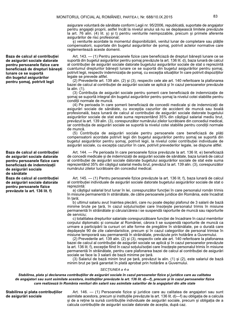 Pagina 83 din Monitorul Oficial nr. 688/2015